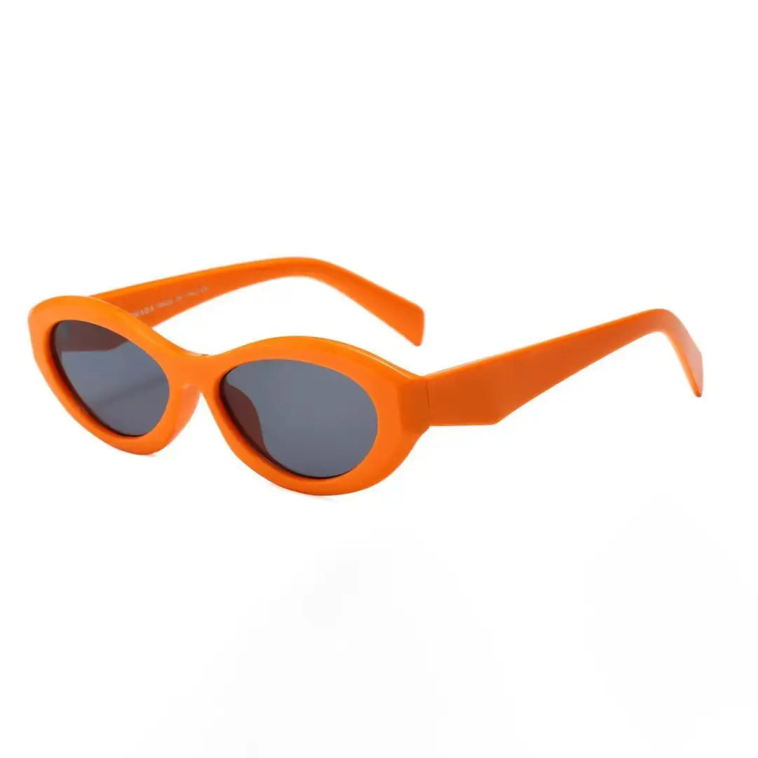 Retro Y2K Oval Cat Eye Sunglasses for Women