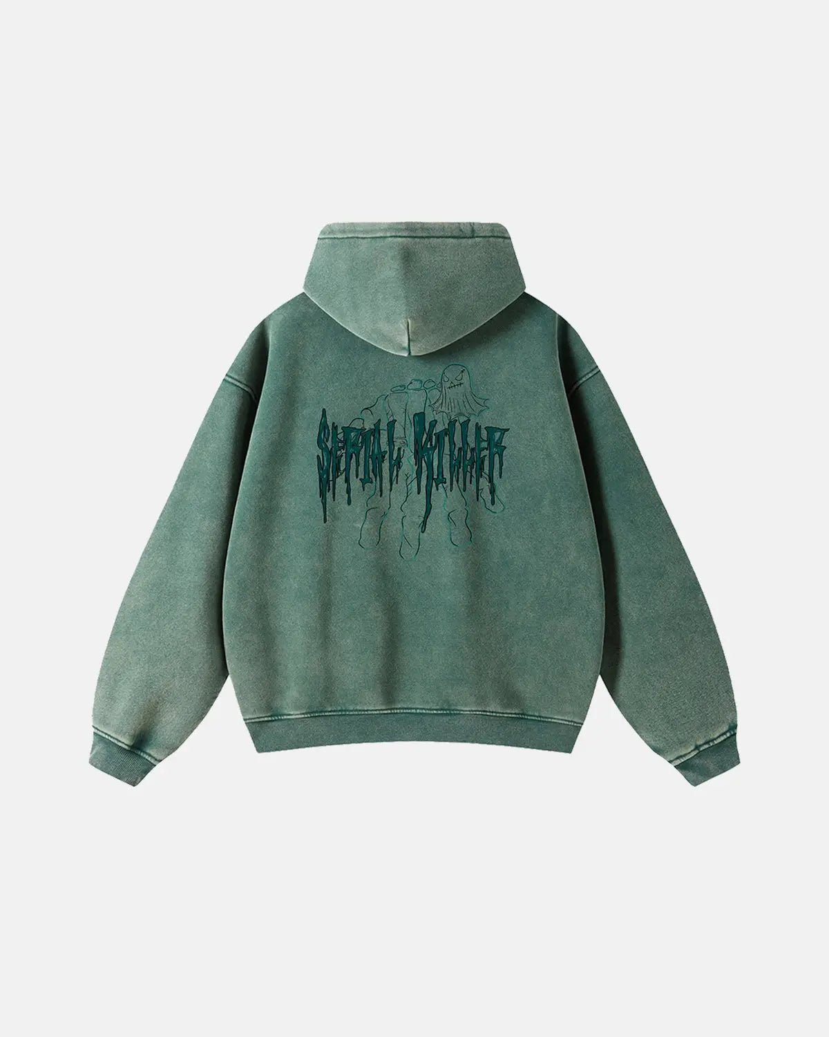 Gothic Acid Wash Zip Up Hoodies | LCDEGO Streetwear