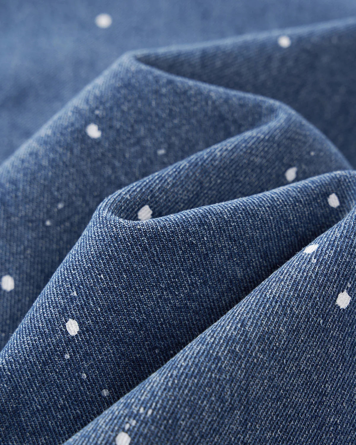Splash Ink Print Straight Leg Denim Jeans | LCDEGO Streetwear