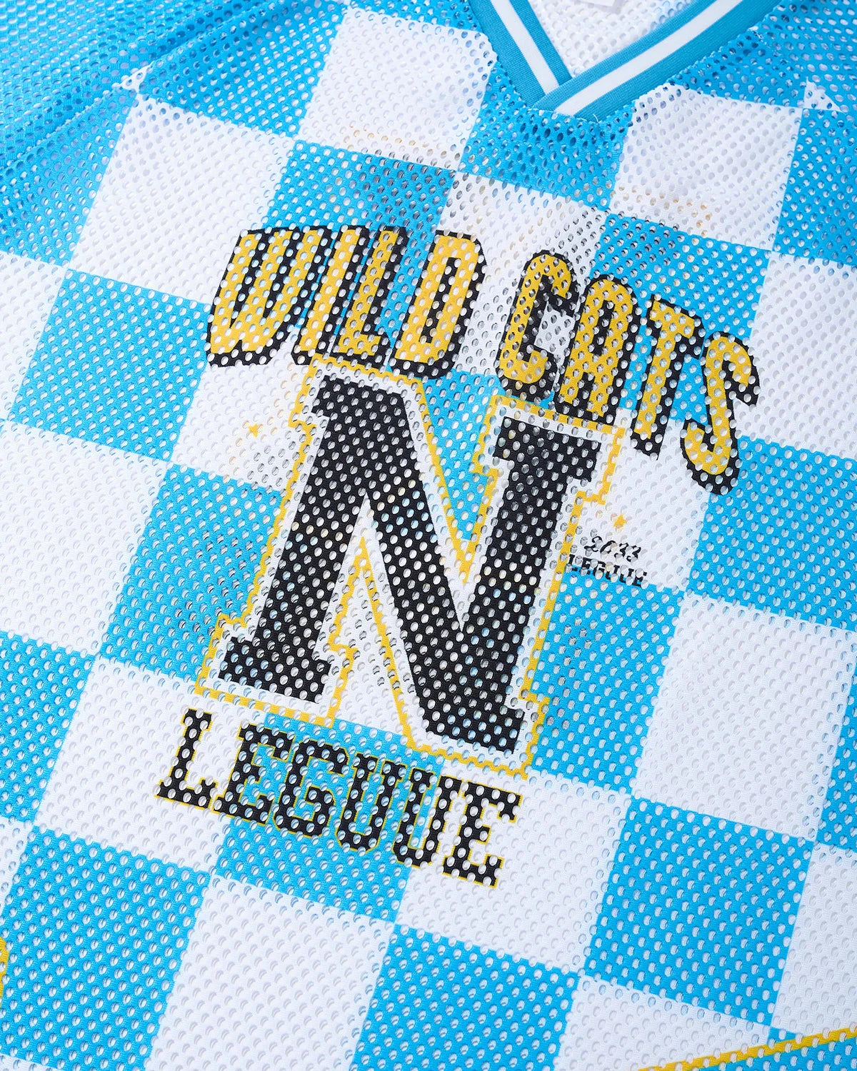 Varsity Checkerboard Mesh Jersey | LCDEGO Streetwear