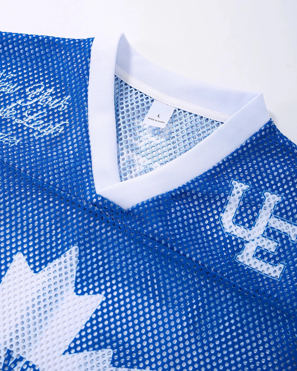 V-neck Mesh Jersey Tees | LCDEGO Streetwear