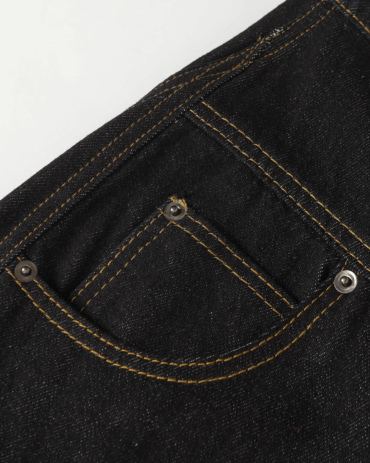 Buttons Up Raw Baggy Jeans | LCDEGO Streetwear