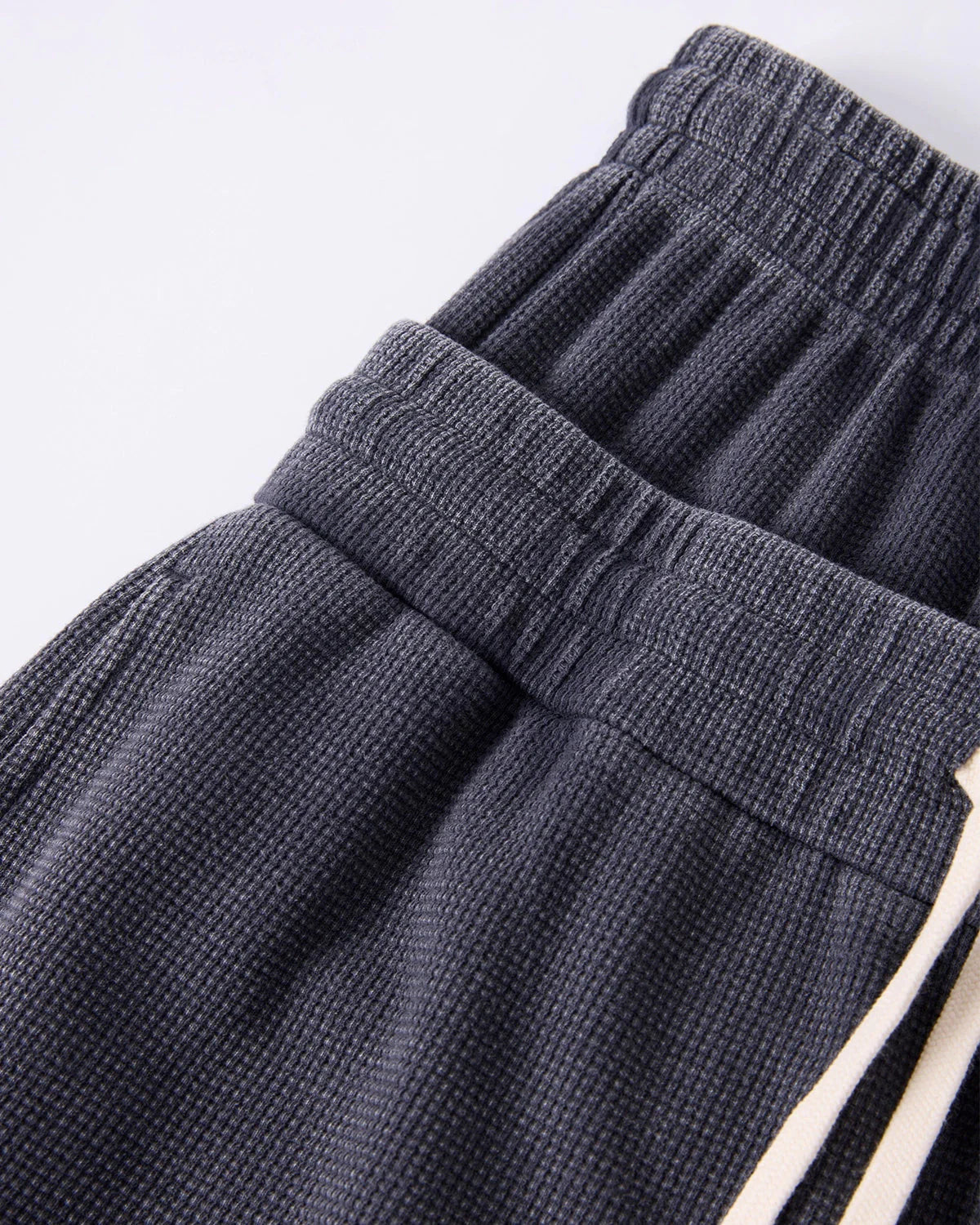 Double Waist Acid Wash Waffle Shorts | LCDEGO Streetwear