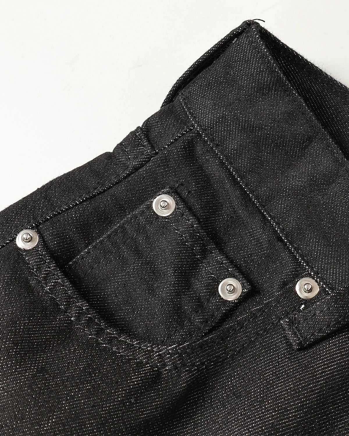 Cross Rhinestone Embroidered Baggy Jeans | LCDEGO Streetwear