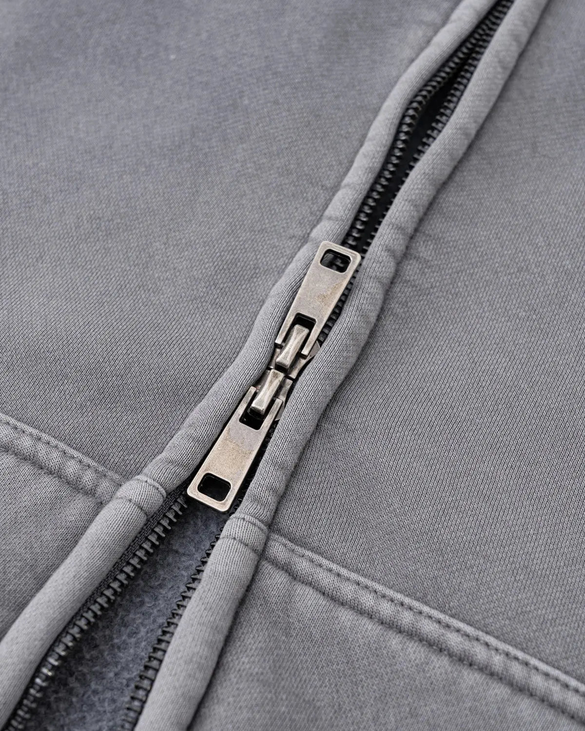 Acid Wash Double Zip Up Hoodies | LCDEGO Streetwear