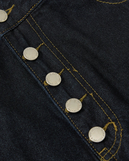 Cinch Back Buttons Up Cargo Jorts | LCDEGO Streetwear