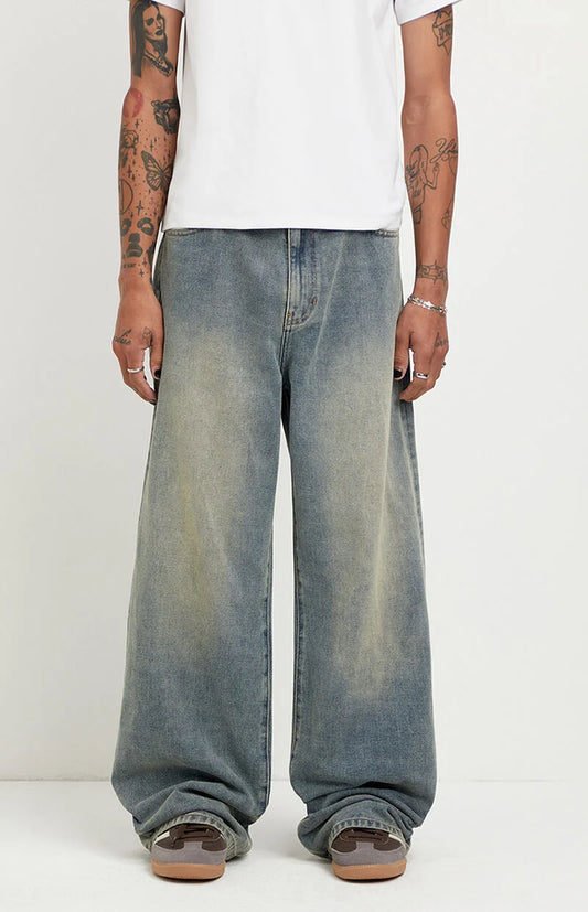 Blake Extreme Baggy Jeans Medium Blue Light Wash