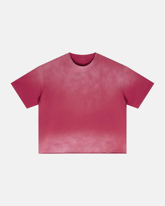 Monkey Washed Boxy Cropped T-Shirt | LCDEGO Streetwear