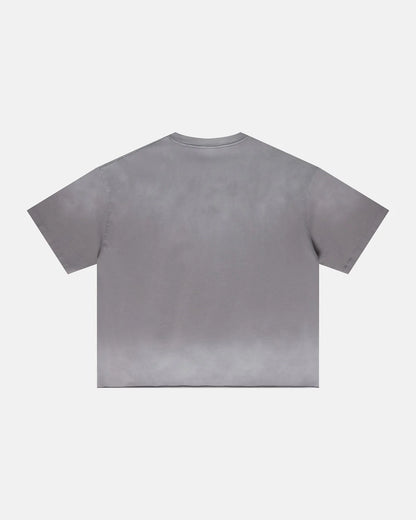 Monkey Washed Boxy Cropped T-Shirt | LCDEGO Streetwear