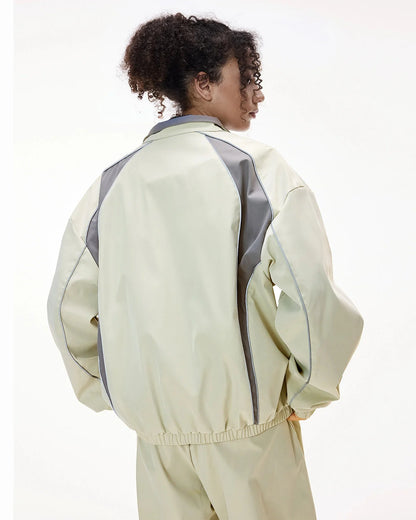 Reflective Windbreaker Track Jacket | LCDEGO Streetwear