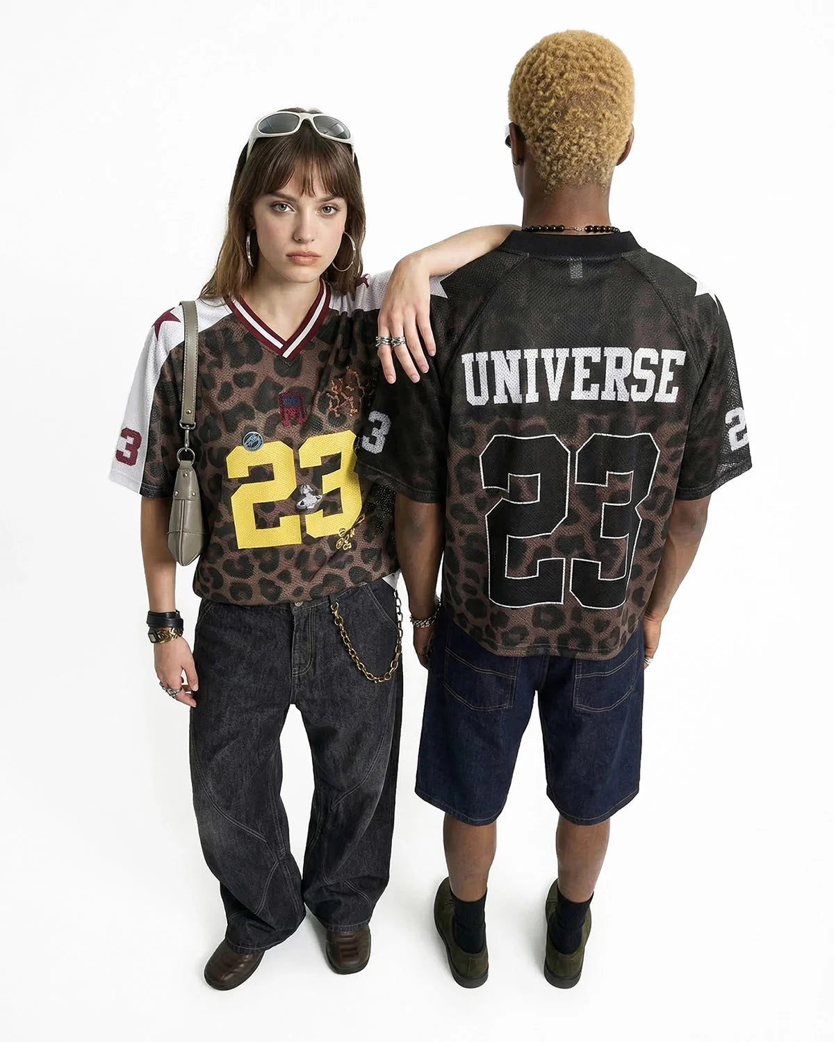 Number 23 Leopard Mesh Jersey | LCDEGO Streetwear