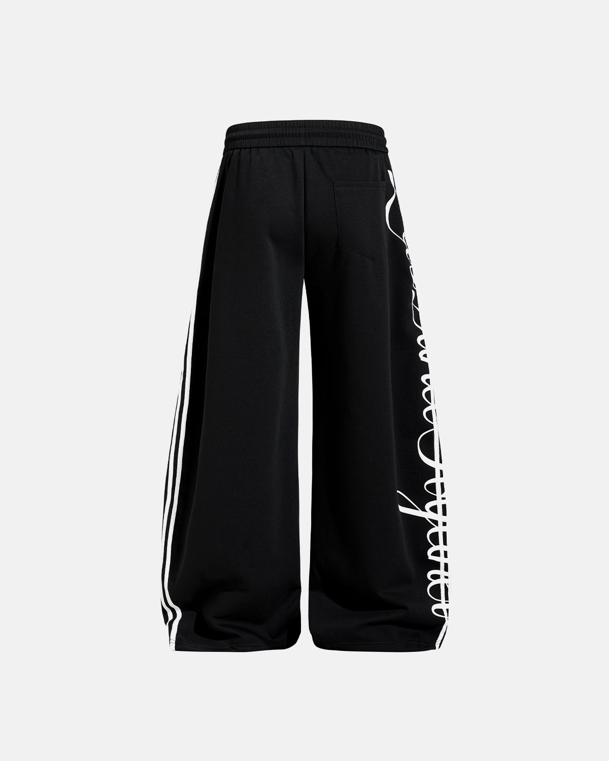 Script Stripe Baggy Sweatpants| LCDEGO Streetwear