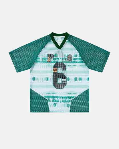 Colorblock Graphic Mesh Jersey | LCDEGO Streetwear