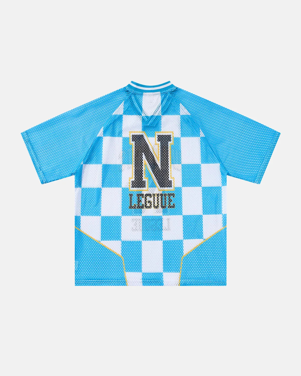 Varsity Checkerboard Mesh Jersey | LCDEGO Streetwear