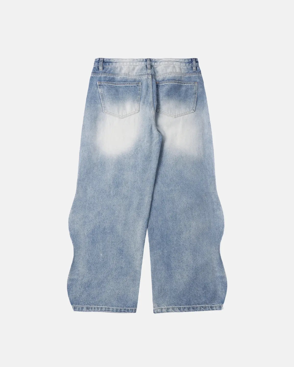 LCDEGO Brand Washed Baggy Denim Pants