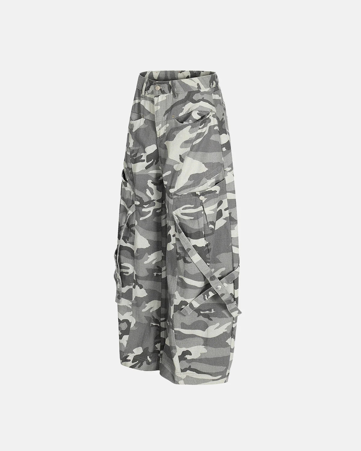 Multi-Pockets Barrel Camouflage Cargo Pants | LCDEGO Streetwear