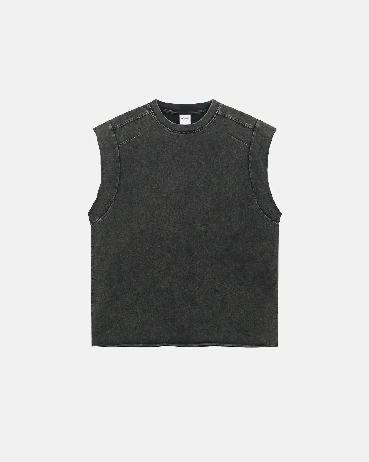 Stitching  Acid Wash Tank Tops  | LCDEGO Streetwear