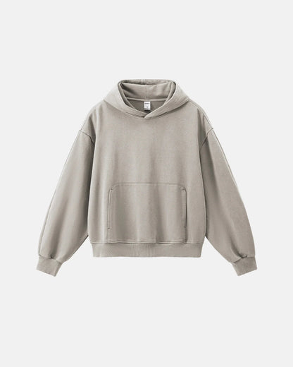 Garment Washed French Terry Hoodies | LCDEGO Streetwear
