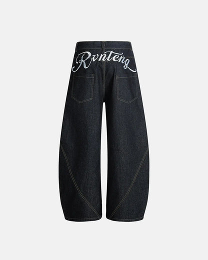 Stitching Multi Pockets Baggy Jeans | LCDEGO Streetwear