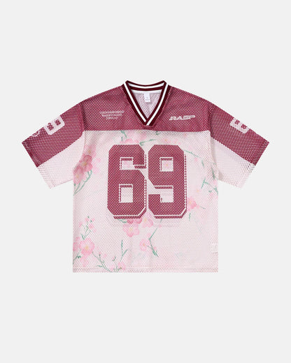 Floral Digital Print Mesh Jersey | LCDEGO Streetwear