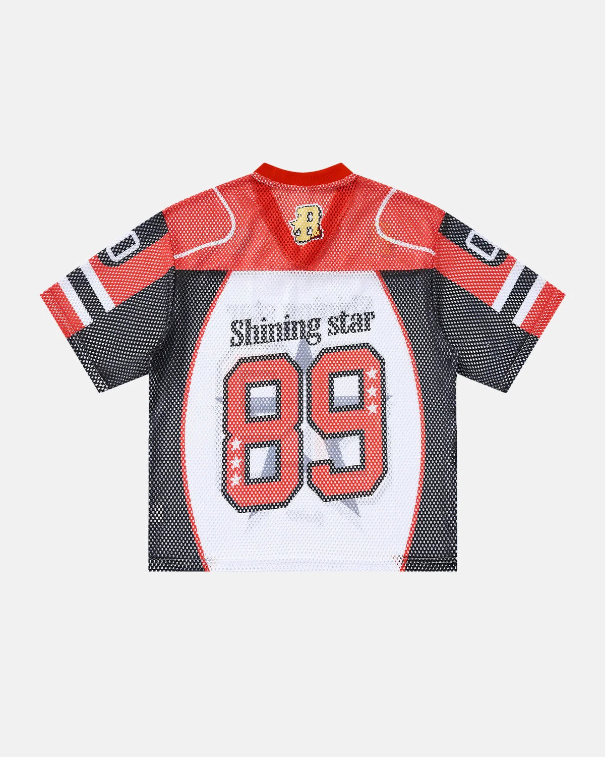 V-Neck Colorblock Mesh Jersey | LCDEGO Streetwear