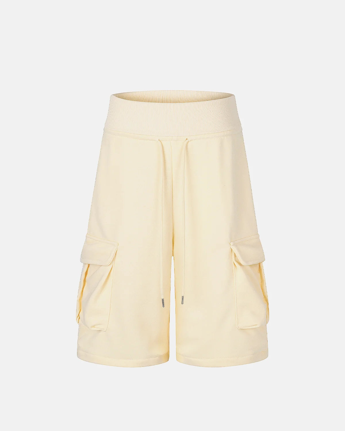 oversized cargo sweat shorts side pockets