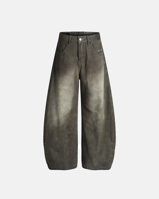 Dirty Acid Wash Baggy Jeans | LCDEGO Streetwear