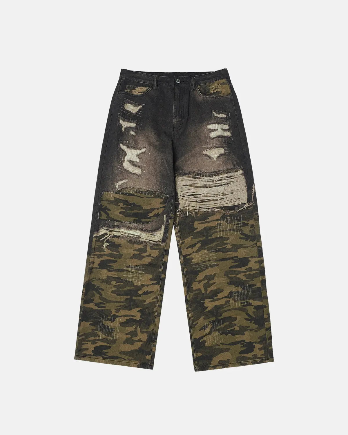 Camo Digital  Printing Baggy Jeans | LCDEGO Streetwear