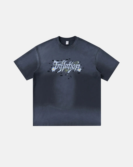 Monkey Washed Ripped Graphic Tees | LCDEGO Streetwear