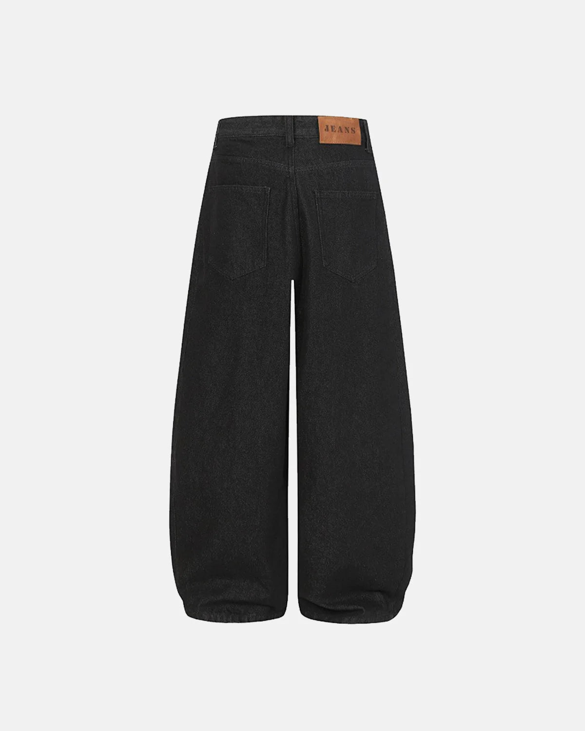 Heavyweight Baggy Raw Wide-Leg Jeans | LCDEGO Streetwear
