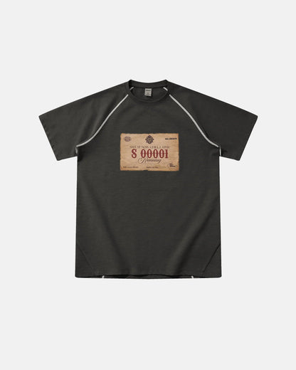 Retro Graphic Printing Raglan Tshirt | LCDEGO Streetwear