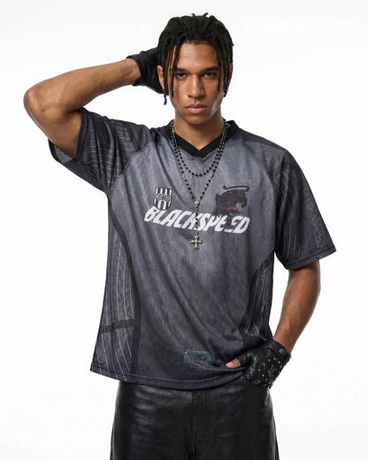 Athletic Panel Mesh Jersey | LCDEGO Streetwear