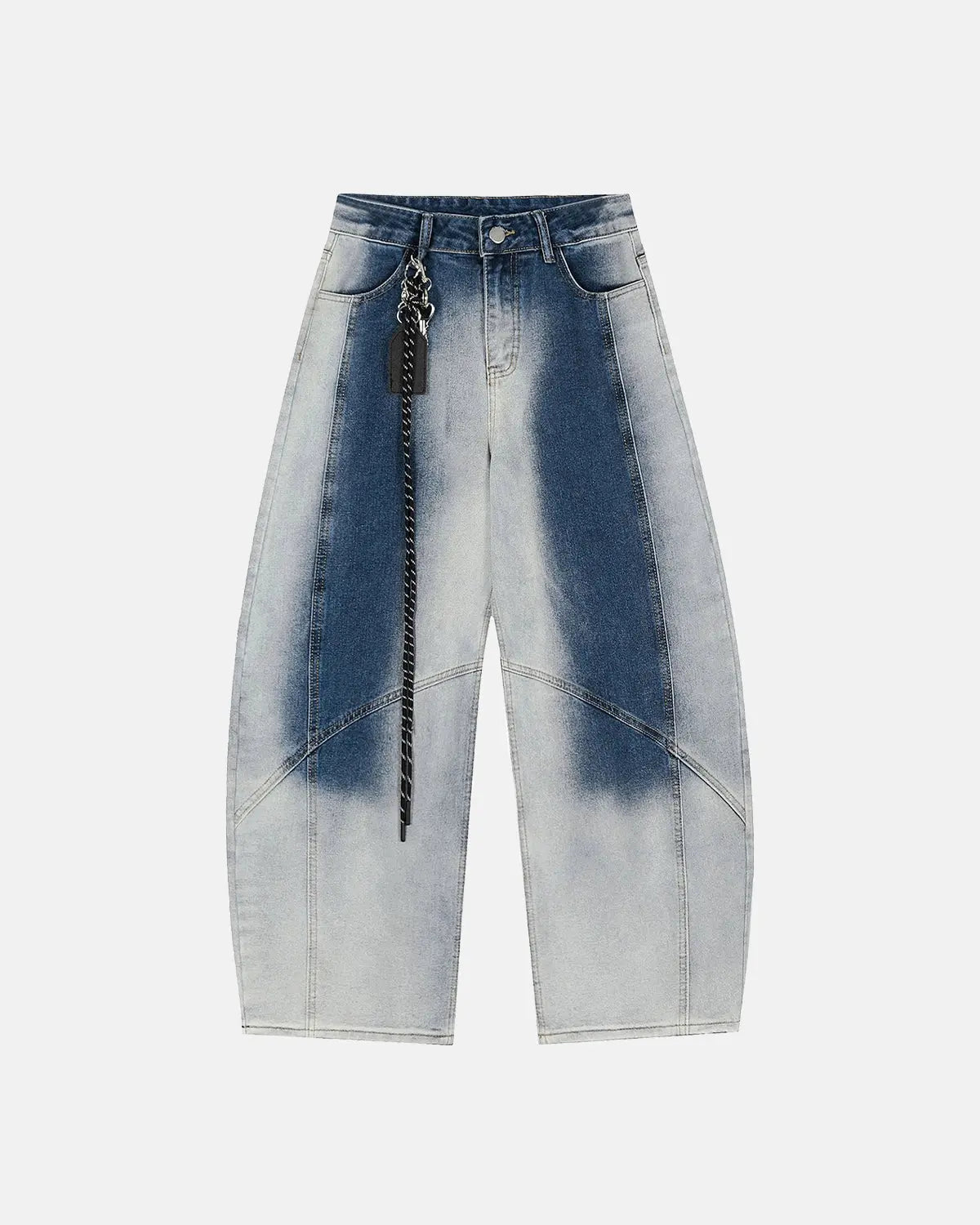 Monkey Wash Baggy Barrel Jeans | LCDEGO Streetwear