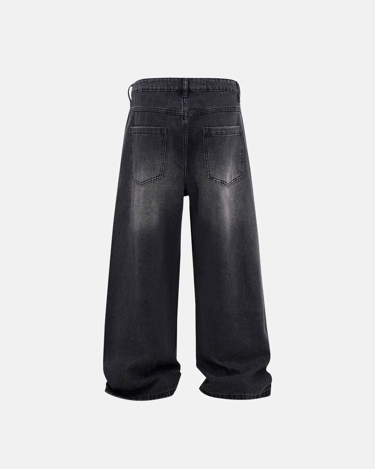 Distressed Rhinestone Ripped Baggy Jeans | LCDEGO Streetwear