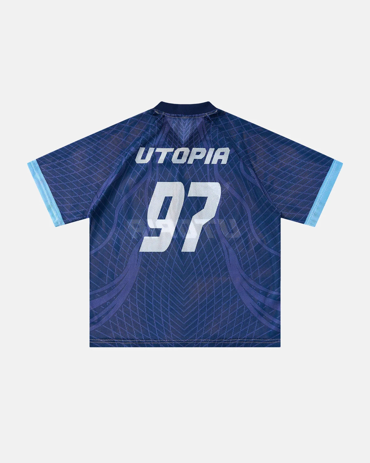 Geometric Pattern Mesh Jersey | LCDEGO Streetwear