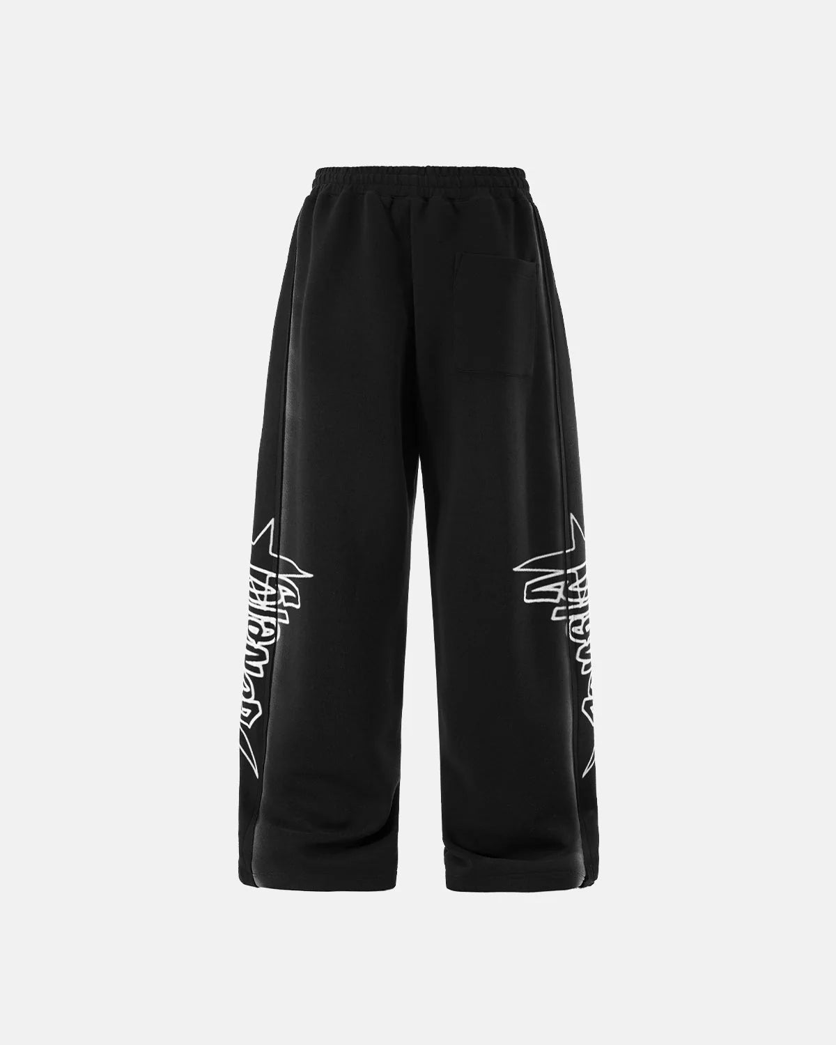 Stitching Spray-Painted Graffiti Sweatpant | LCDEGO Streetwear