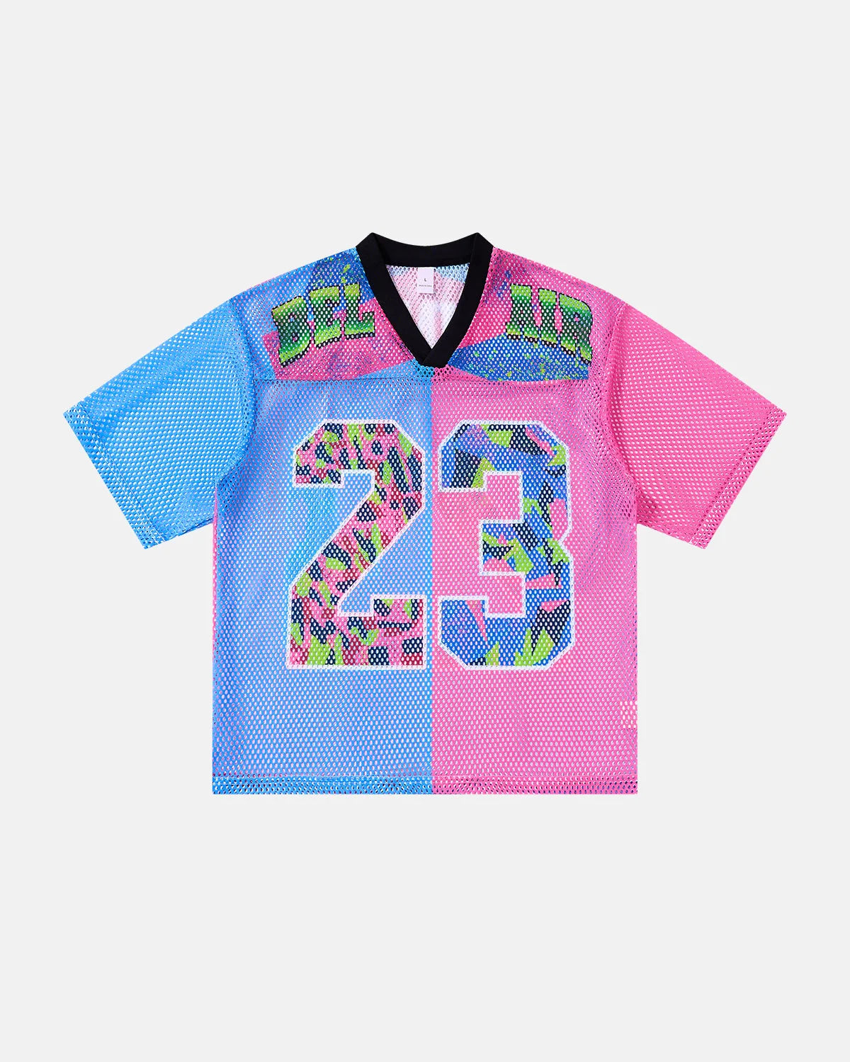Camo Graphic Mesh Jersey Tee | LCDEGO Streetwear