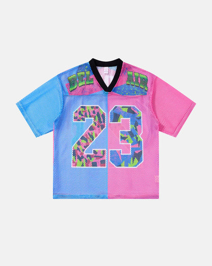 Camo Graphic Mesh Jersey Tee | LCDEGO Streetwear