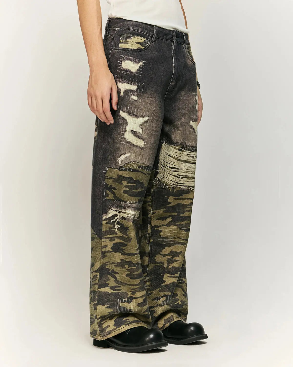 Camo Digital  Printing Baggy Jeans | LCDEGO Streetwear