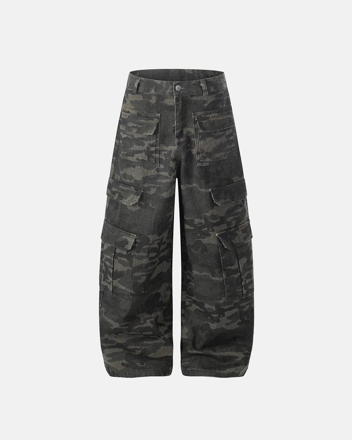 Multi Pockets Camo Cargo Pants | LCDEGO Streetwear