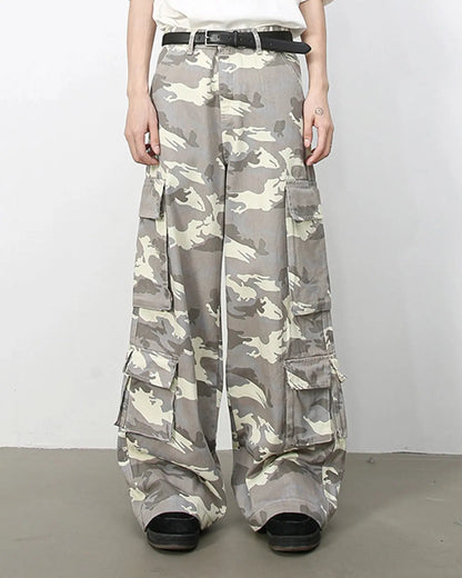Vintage Camo Cargo Pants | LCDEGO Streetwear