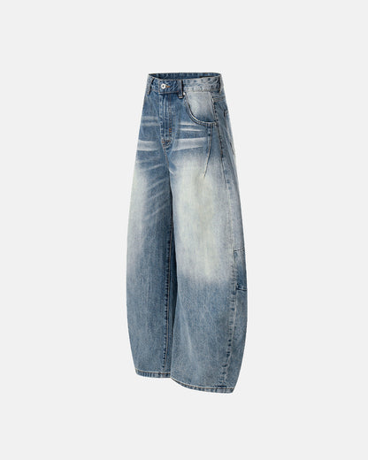 Acid Washed Super Baggy Jeans | LCDEGO Streetwear