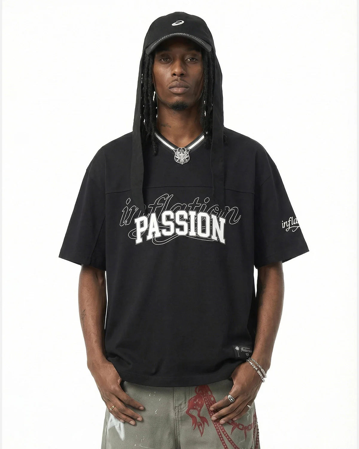 Retro V-Neck Jersey | LCDEGO Streetwear