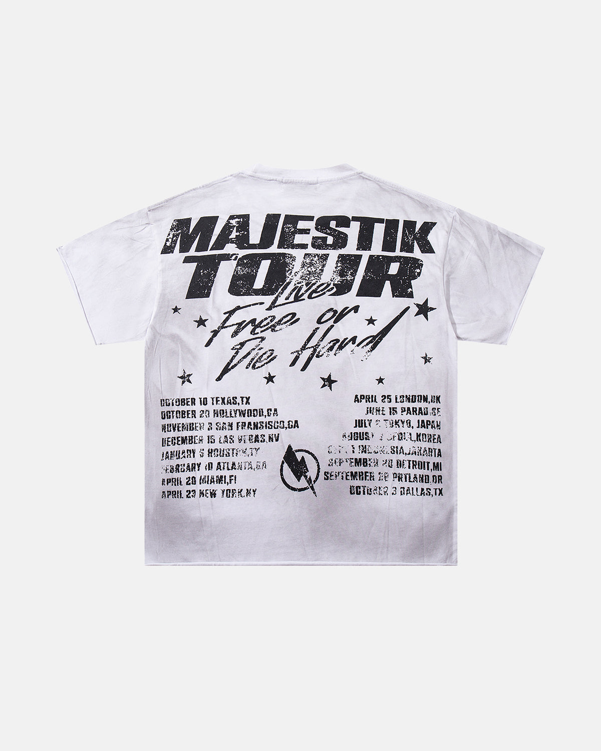 Rhinestone Washed Graphic T-Shirt | LCDEGO Streetwear