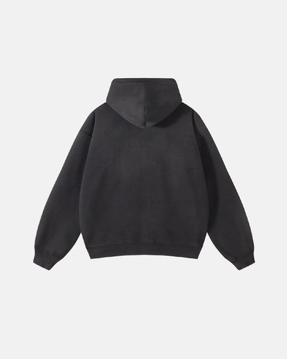 Graphic Acid Washed Zip Up Hoodies | LCDEGO Streetwear