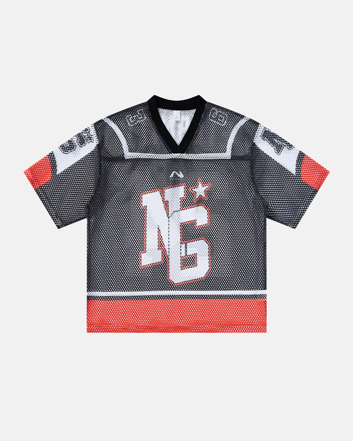 Colorblock Mesh Jersey T-Shirt| LCDEGO Streetwear