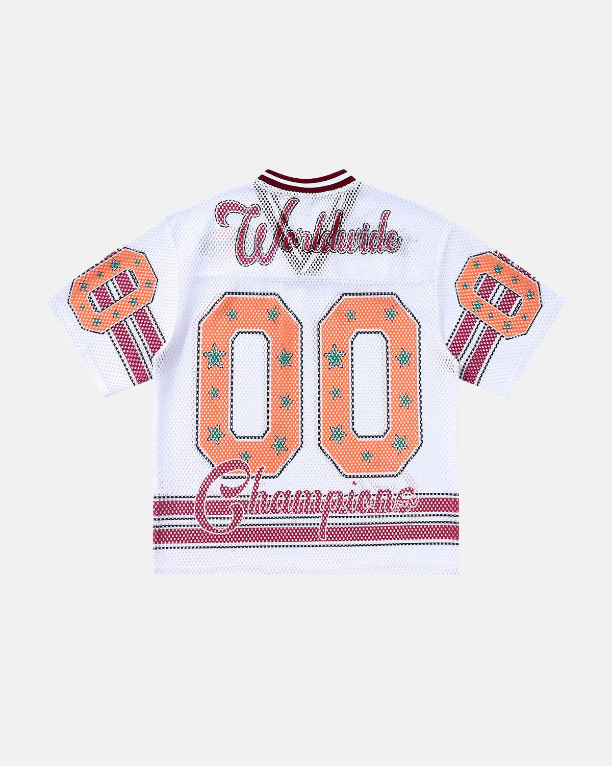 Star Graphic Mesh Football Jersey | LCDEGO Streetwear