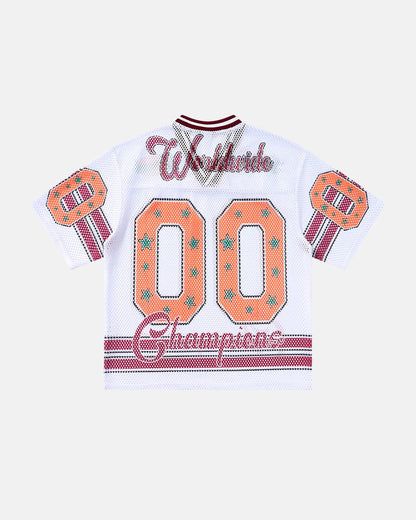 Star Graphic Mesh Football Jersey | LCDEGO Streetwear