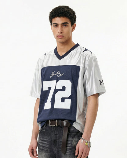 Vintage 72 Mesh Football Jersey | LCDEGO Streetwear