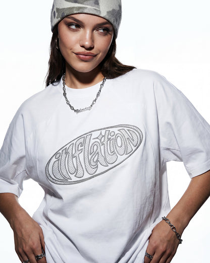 Hollow Embroidered Graphic T-Shirt | LCDEGO Streetwear